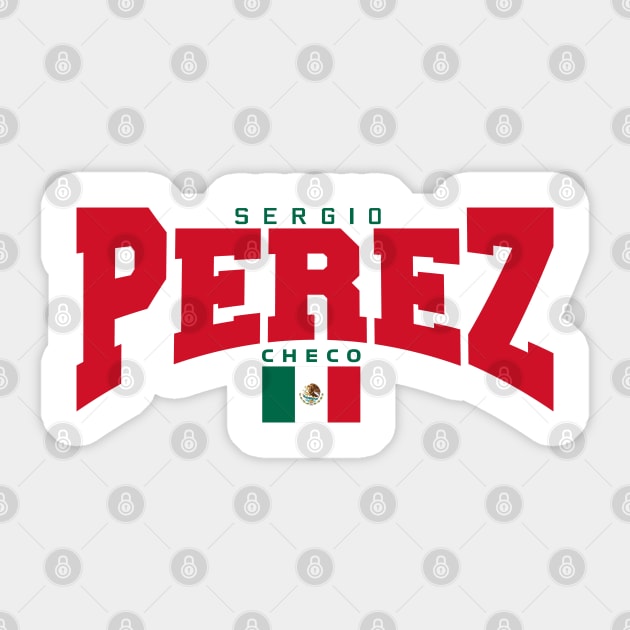 Sergio Perez Sticker by Oonamin